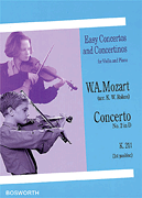 CONCERTO #2 IN D K 211 (1ST POSITION) cover